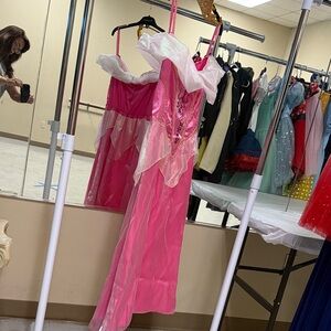 Disney Princess Pink and White Dress